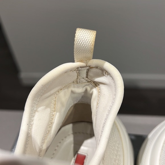 Prada Knit Lace Up Trainer Sneakers - Picture 3 of 7